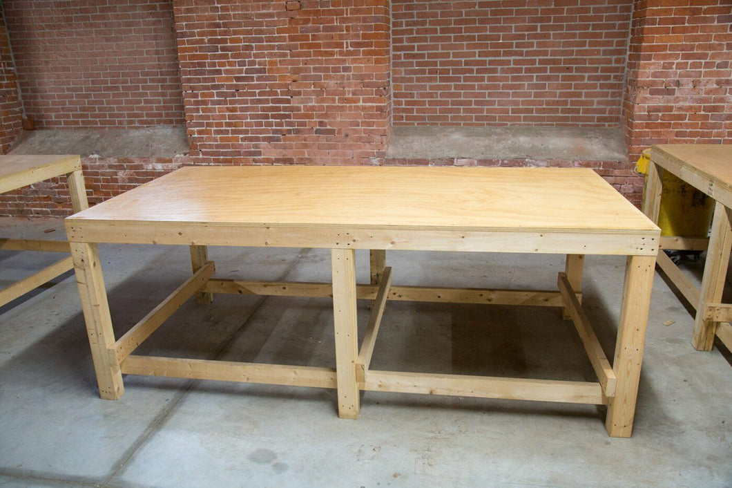 Wooden Work Benches - 4ft x 8ft'